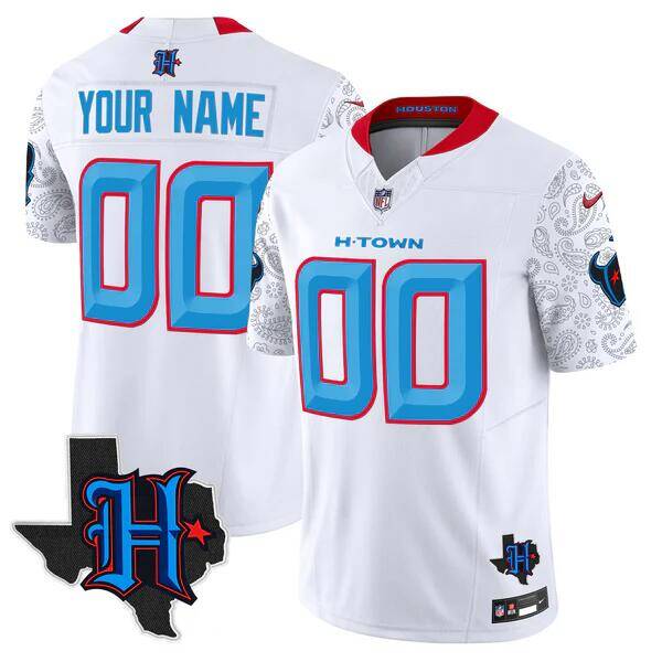 Custom Houston Texans Vapor F.U.S.E. Limited Jersey